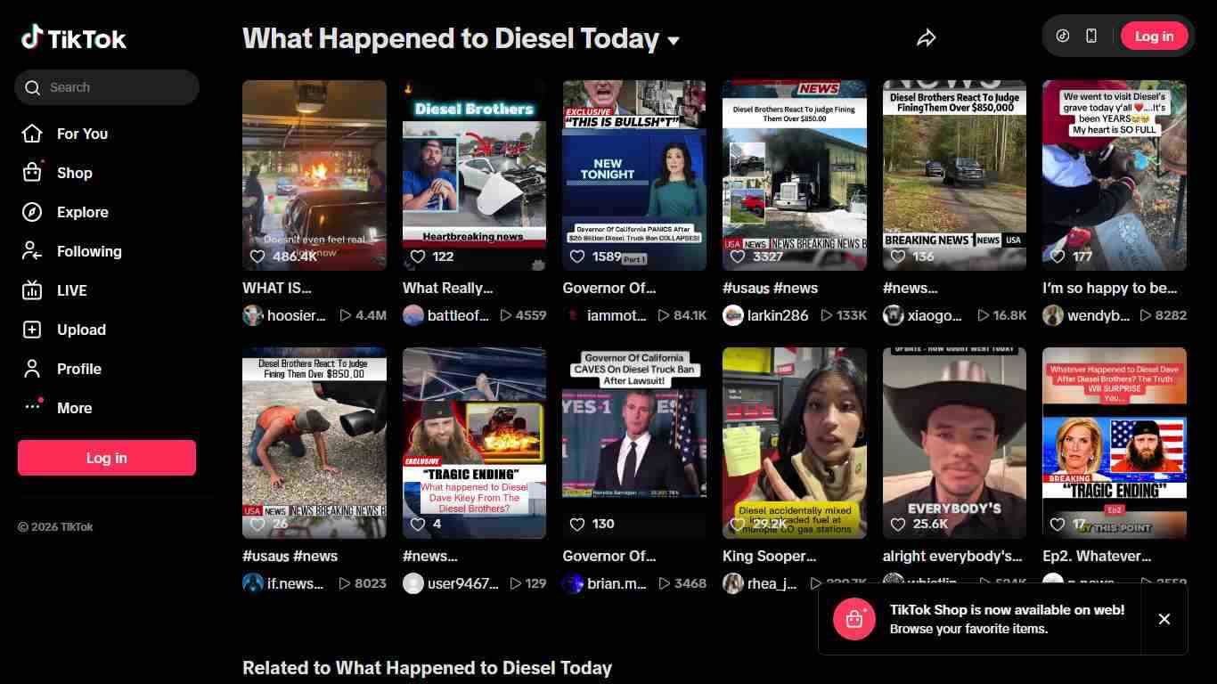 What Happened to Diesel Today | TikTok